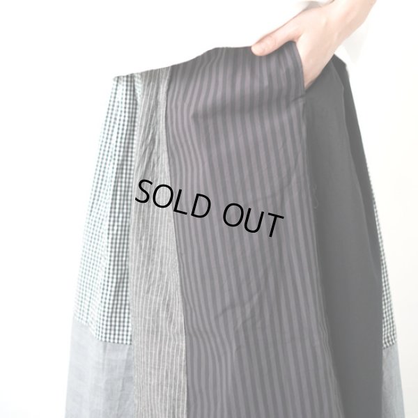 画像5: NATURAL LAUNDRY / ナテュラルランドリー クラフトパネル シャーリングスカート (5)