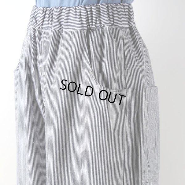 画像10: NARU / ナル 先染めヒッコリーノッポパンツ (10)