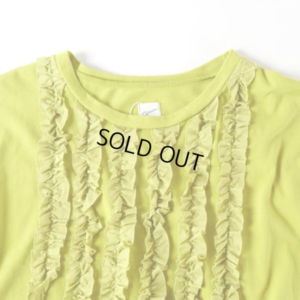 画像13: grin / グリン ベーシック天竺 フリルギャザーT (13)