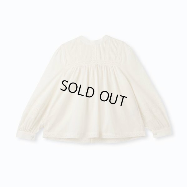 画像11: PONT DE CHALONS / ポンデシャロン 2WAYレースハイネックブラウス (11)