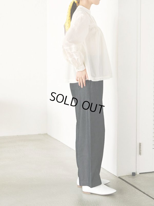 画像5: PONT DE CHALONS / ポンデシャロン 2WAYレースハイネックブラウス (5)