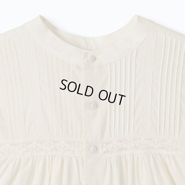 画像8: PONT DE CHALONS / ポンデシャロン 2WAYレースハイネックブラウス (8)