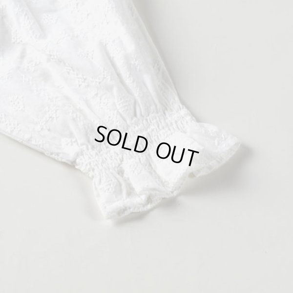 画像9: sosotto / ソソット 天竺 袖クロスステッチ刺しゅう7分袖 (9)