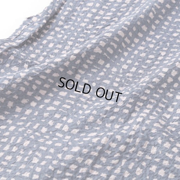 画像5: prit / プリット ミラクルウエーブ ローンラフチェックプリント スリーブレスコクーンプルオーバー (5)