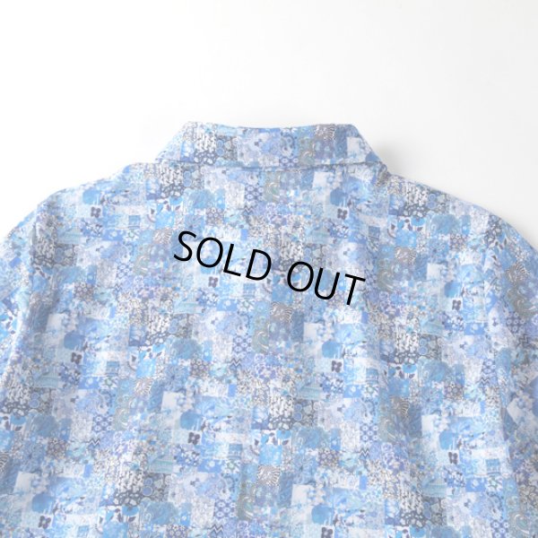 画像9: sosotto / ソソット リバティプリント チビ衿ピンタック前開きワンピース (9)