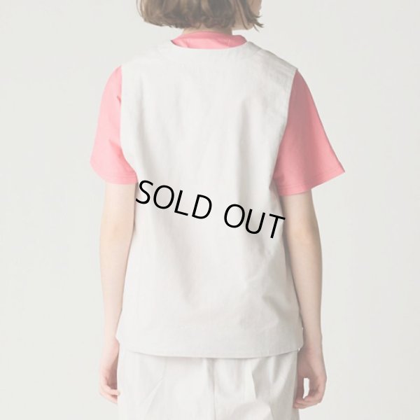 画像5: MidiUmi / ミディウミ コットンリネンVネックベスト (5)