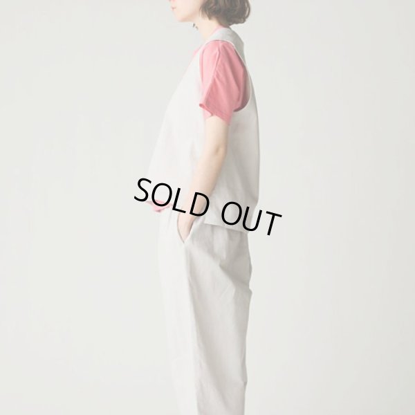 画像4: MidiUmi / ミディウミ コットンリネンVネックベスト (4)