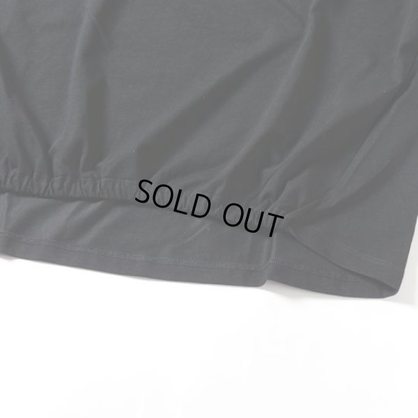 画像10: sosotto / ソソット ブレーティング天竺+LIBERTYシルフローン ギャザー5分袖Tシャツ (10)