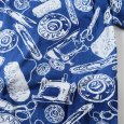 画像6: STUDIOD'ARTISAN / ステュディオダルチザン インディゴ抜染アロハシャツ (6)