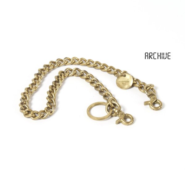 画像3: TIDEWAY / タイドウェイ 真鍮ウォレットチェーン レザーケース付き (3)