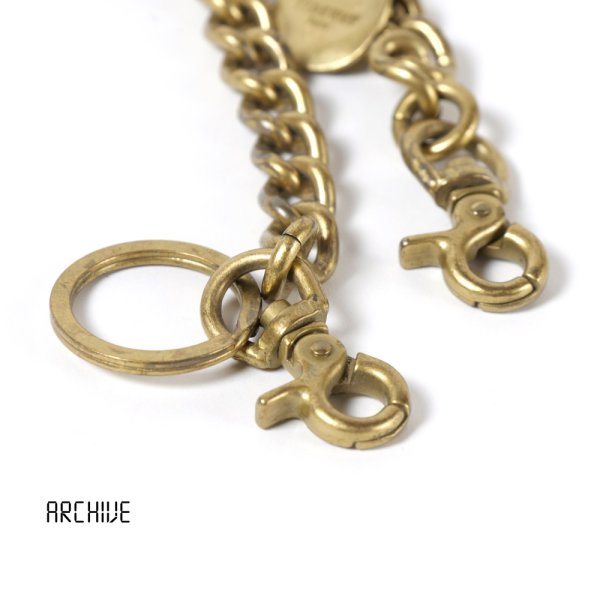 画像6: TIDEWAY / タイドウェイ 真鍮ウォレットチェーン レザーケース付き (6)