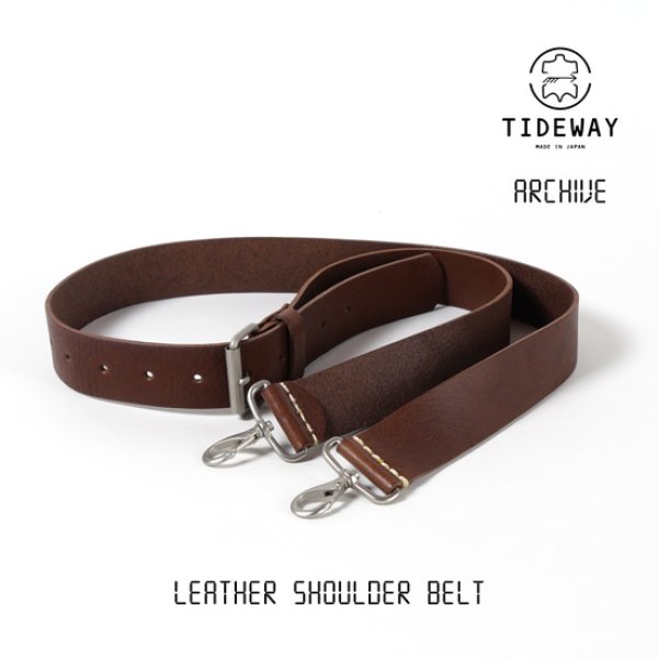 画像6: TIDEWAY / タイドウェイ レザーショルダーストラップ (6)