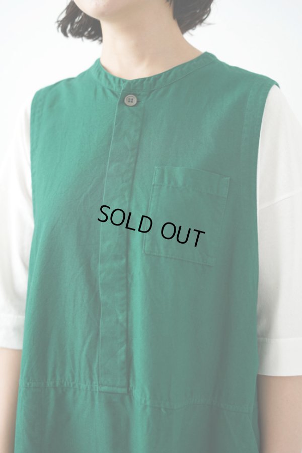 画像2: NATURAL LAUNDRY / ナテュラルランドリー シャークスキンオックス ワークジャンスカ (2)