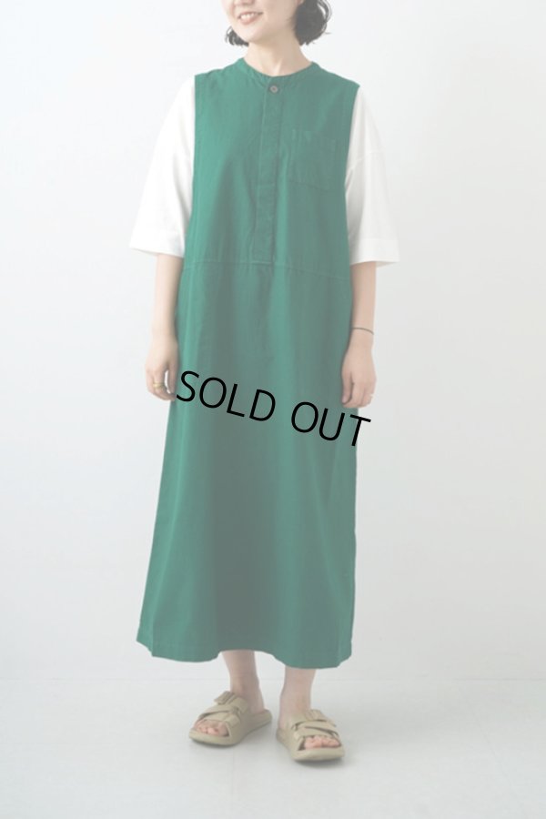 画像4: NATURAL LAUNDRY / ナテュラルランドリー シャークスキンオックス ワークジャンスカ (4)