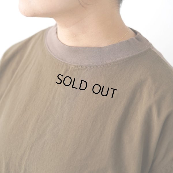 画像3: grin / グリン コーマ天竺×布帛 サックプルオーバー (3)