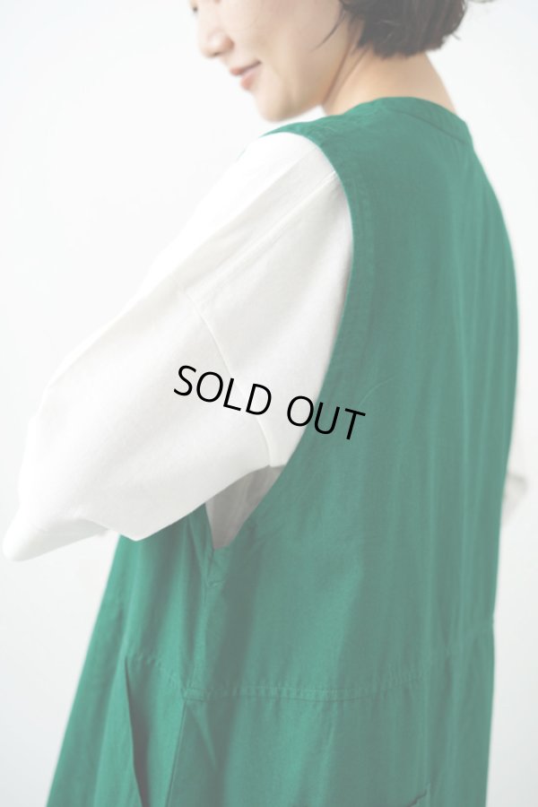 画像3: NATURAL LAUNDRY / ナテュラルランドリー シャークスキンオックス ワークジャンスカ (3)