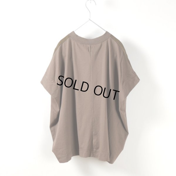 画像2: grin / グリン コーマ天竺×布帛 サックプルオーバー (2)