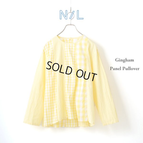 画像7: NATURAL LAUNDRY / ナテュラルランドリー ギンガムパネルプルオーバー (7)
