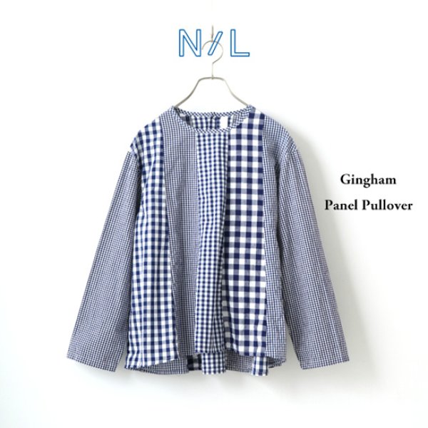 画像8: NATURAL LAUNDRY / ナテュラルランドリー ギンガムパネルプルオーバー (8)