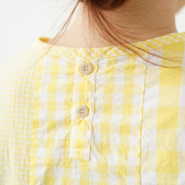 画像5: NATURAL LAUNDRY / ナテュラルランドリー ギンガムパネルプルオーバー (5)