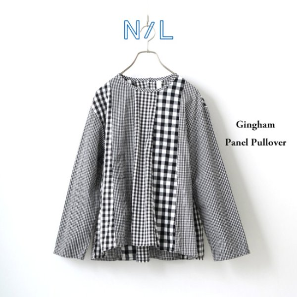 画像10: NATURAL LAUNDRY / ナテュラルランドリー ギンガムパネルプルオーバー (10)