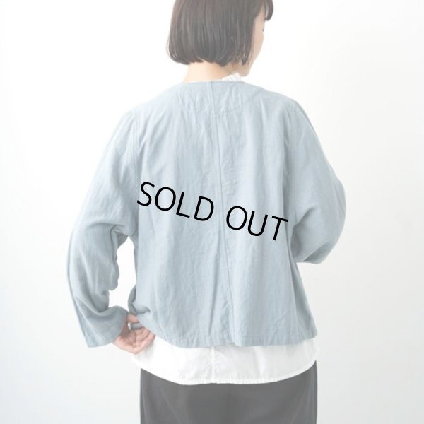 画像7: grin / グリン 綿麻バックサテン ドルマンジャケット (7)