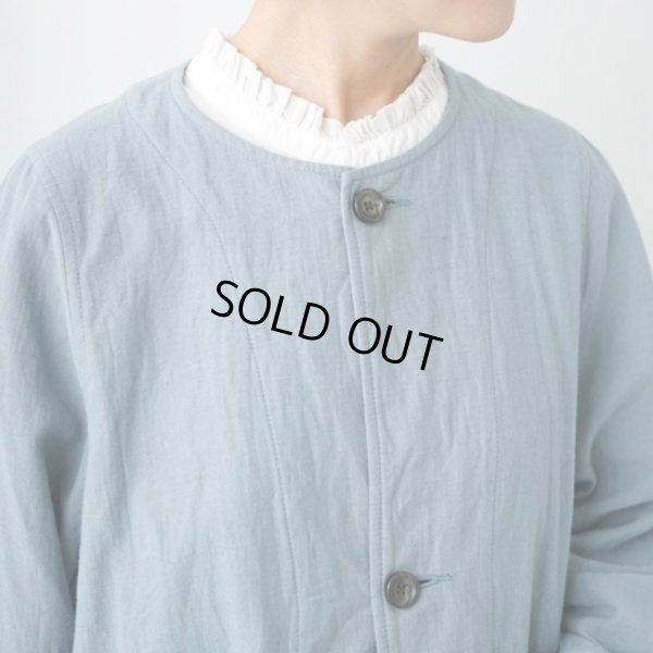 画像4: grin / グリン 綿麻バックサテン ドルマンジャケット (4)