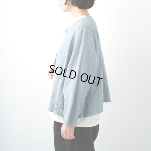 画像6: grin / グリン 綿麻バックサテン ドルマンジャケット (6)