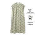 画像2: PONT DE CHALONS / ポンデシャロン リーフプリントワンピース (2)