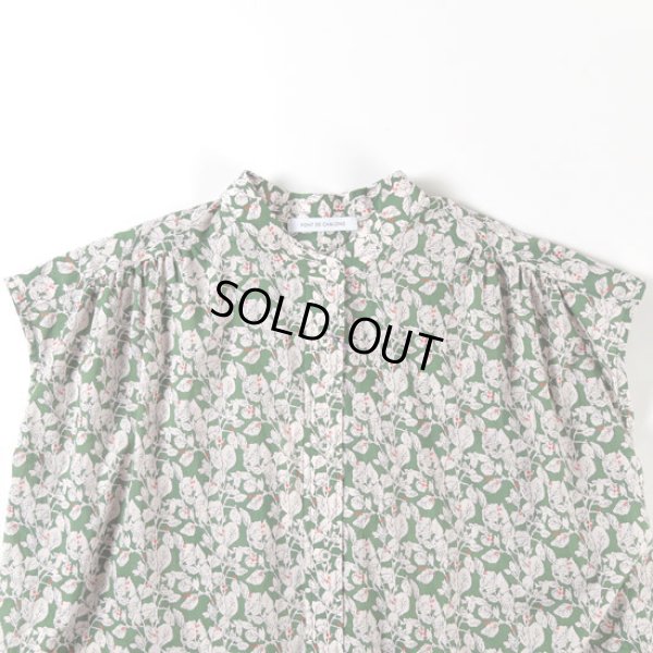 画像3: PONT DE CHALONS / ポンデシャロン リーフプリントワンピース (3)