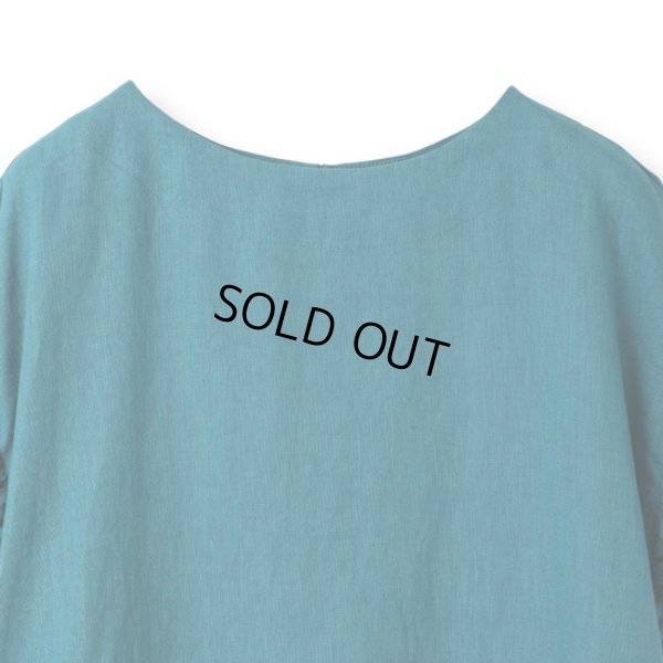 画像9: PONT DE CHALONS / ポンデシャロン リネンフリル袖ワンピース (9)