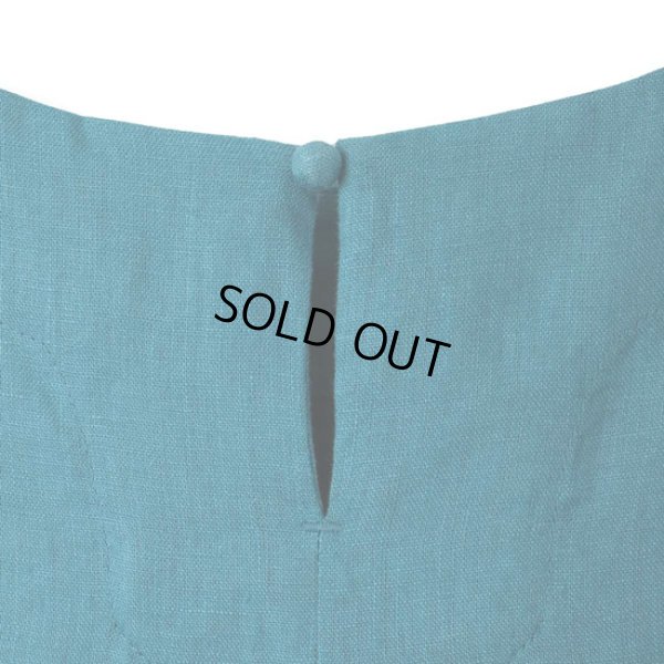 画像13: PONT DE CHALONS / ポンデシャロン リネンフリル袖ワンピース (13)