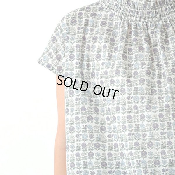 画像3: sosotto / ソソット リバティプリント2WAYゴムシャーリングフレンチブラウス (3)