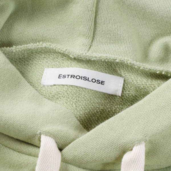 画像3: ESTROISLOSE / エストゥロワルーズ セントラル裏毛 フードプルオーバー (3)