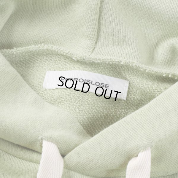 画像3: ESTROISLOSE / エストゥロワルーズ セントラル裏毛 フードプルオーバー (3)