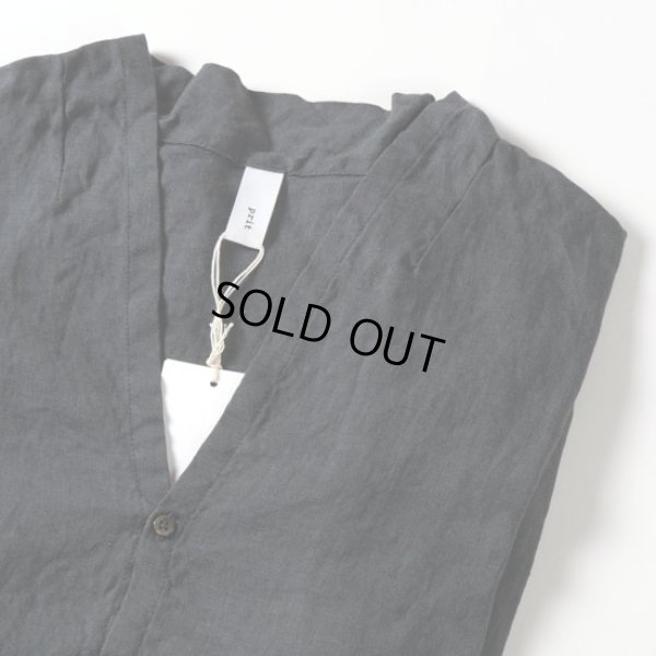 画像13: prit / プリット リネン裾ゴムカーディガン (13)