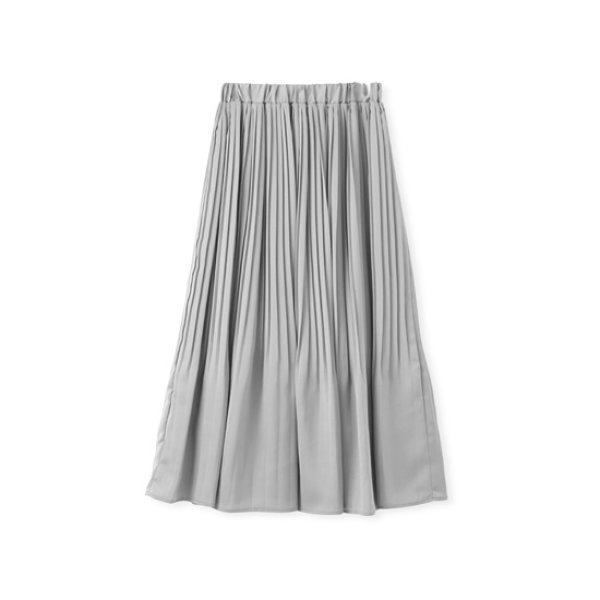 画像12: sosotto / ソソット アンティークサテン 消しプリーツスカート (12)