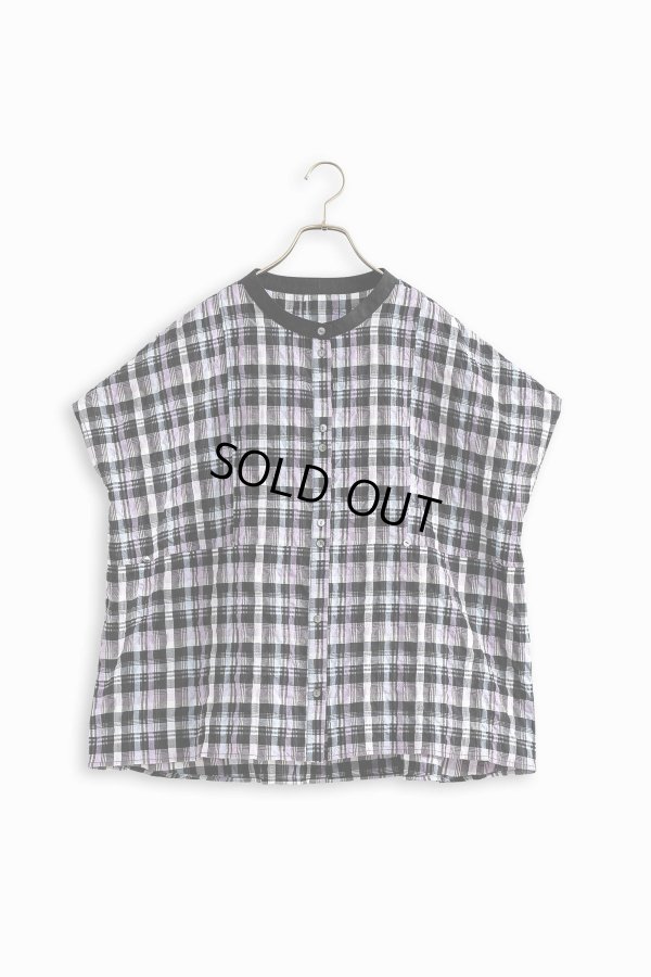 画像12: KELEN / ケレン 2WAYシルエットブラウス NORMA CHECK (12)