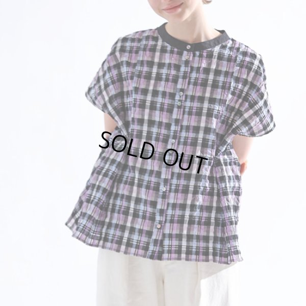 画像8: KELEN / ケレン 2WAYシルエットブラウス NORMA CHECK (8)