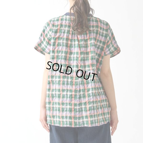 画像6: KELEN / ケレン 2WAYシルエットブラウス NORMA CHECK (6)