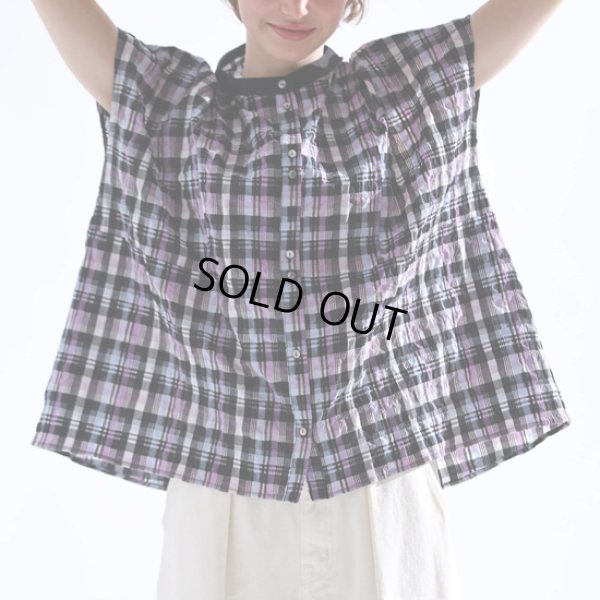 画像11: KELEN / ケレン 2WAYシルエットブラウス NORMA CHECK (11)