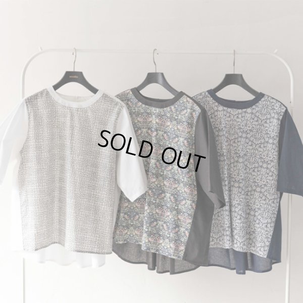 画像5: sosotto / ソソット 綿麻前⾝LIBERTY 後ろタックブラウス (5)