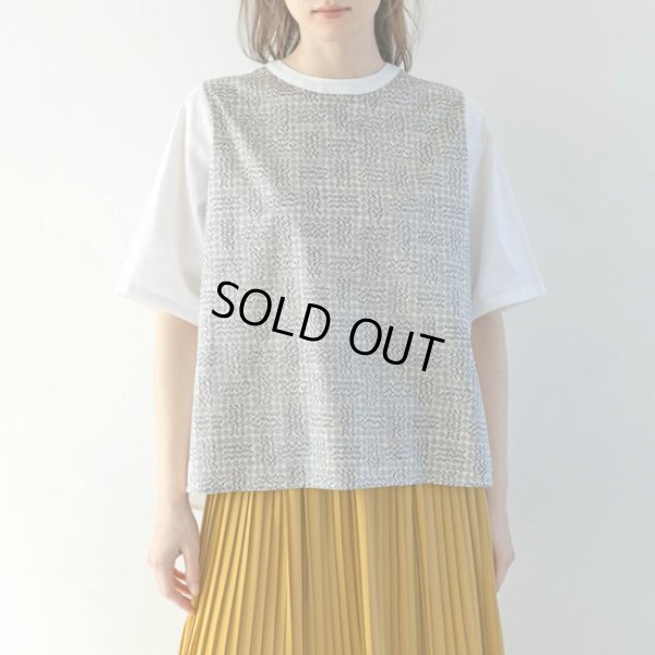 画像2: sosotto / ソソット 綿麻前⾝LIBERTY 後ろタックブラウス (2)