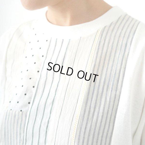 画像5: NATURAL LAUNDRY / ナテュラルランドリー カード天竺パネルTシャツ (5)