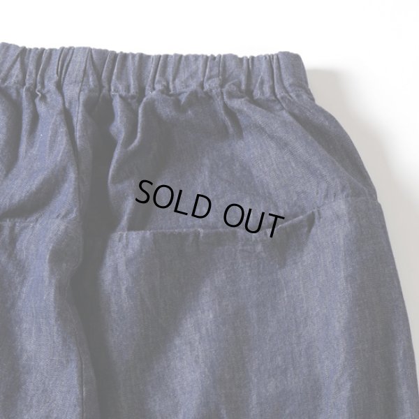 画像11: prit / プリット 6oz反応染めデニム 8分丈コクーンパンツ (11)