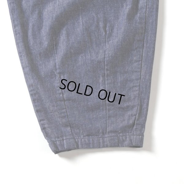 画像7: prit / プリット 6oz反応染めデニム 裾ダーツパンツ (7)