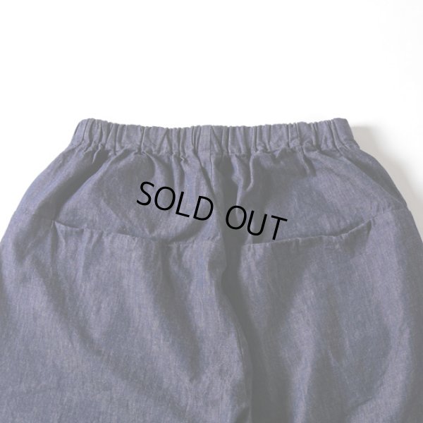 画像10: prit / プリット 6oz反応染めデニム 8分丈コクーンパンツ (10)