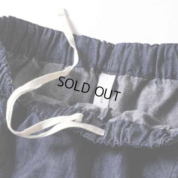 画像3: prit / プリット 6oz反応染めデニム テーパードイージーパンツ (3)