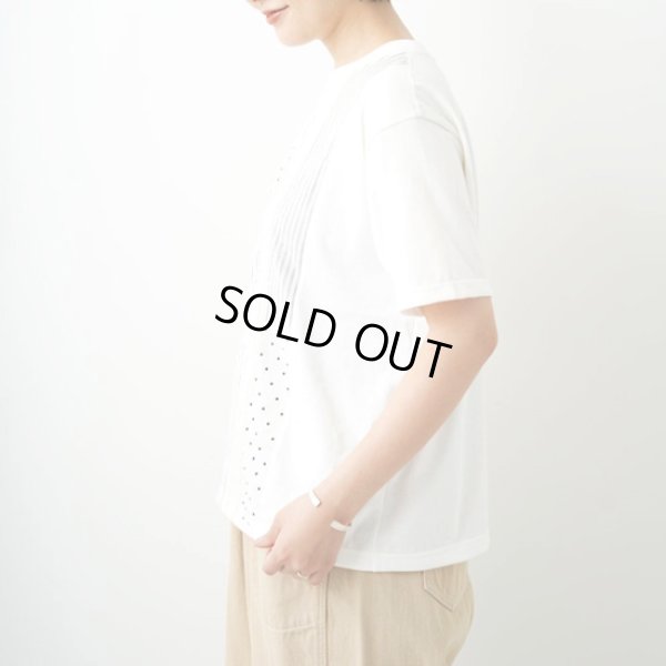 画像6: NATURAL LAUNDRY / ナテュラルランドリー カード天竺パネルTシャツ (6)