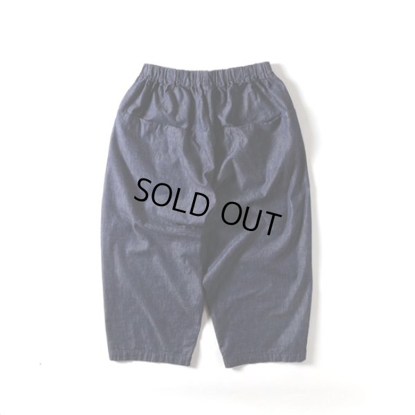 画像8: prit / プリット 6oz反応染めデニム 8分丈コクーンパンツ (8)